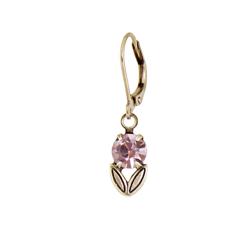Crystal Flower Earring: C
