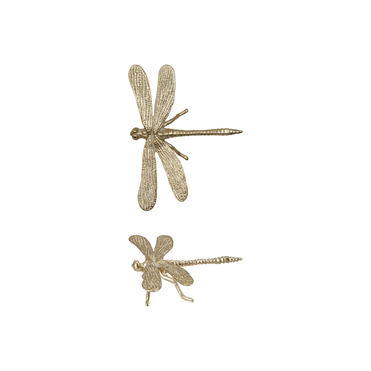 Pewter Dragonfly - Gold Finish