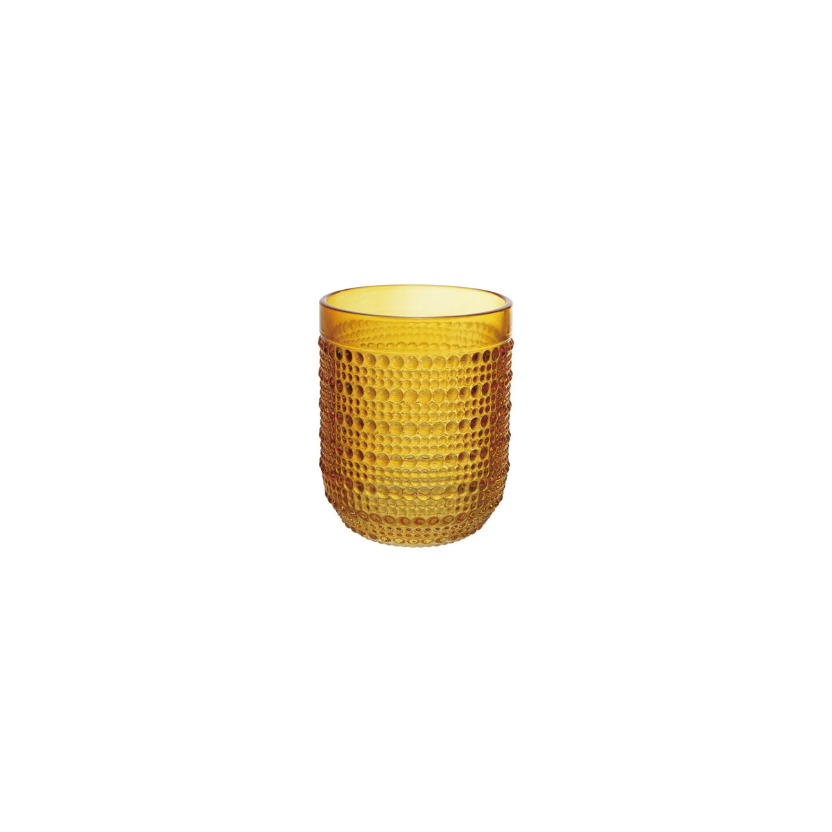 6 oz. Drinking Glass with Raised Dots - Green or Yellow