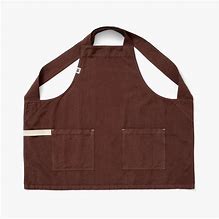 Chocolate Brown Smock Apron
