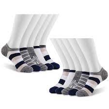TRUFIT MENS NO SHOW SOCKS 10 PK