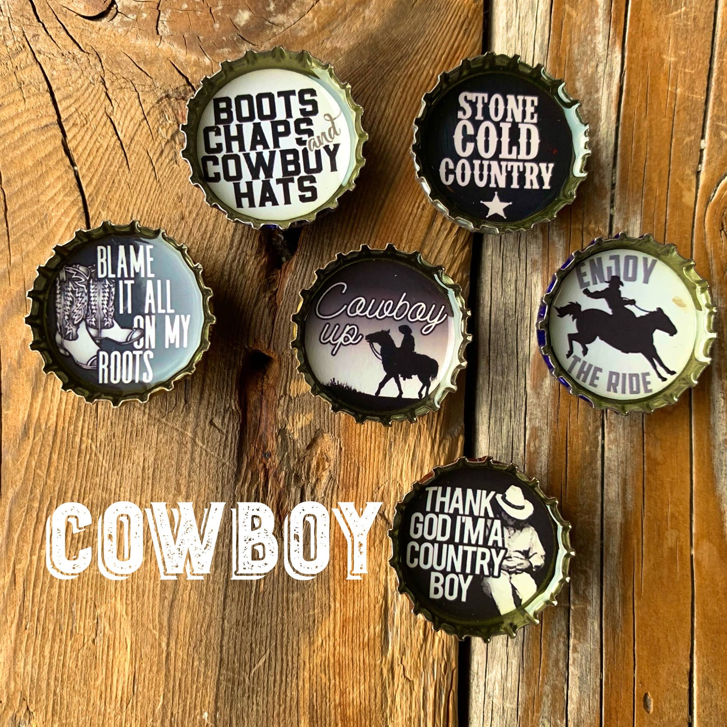 Cowboy Magnets - Father's Day Gifts