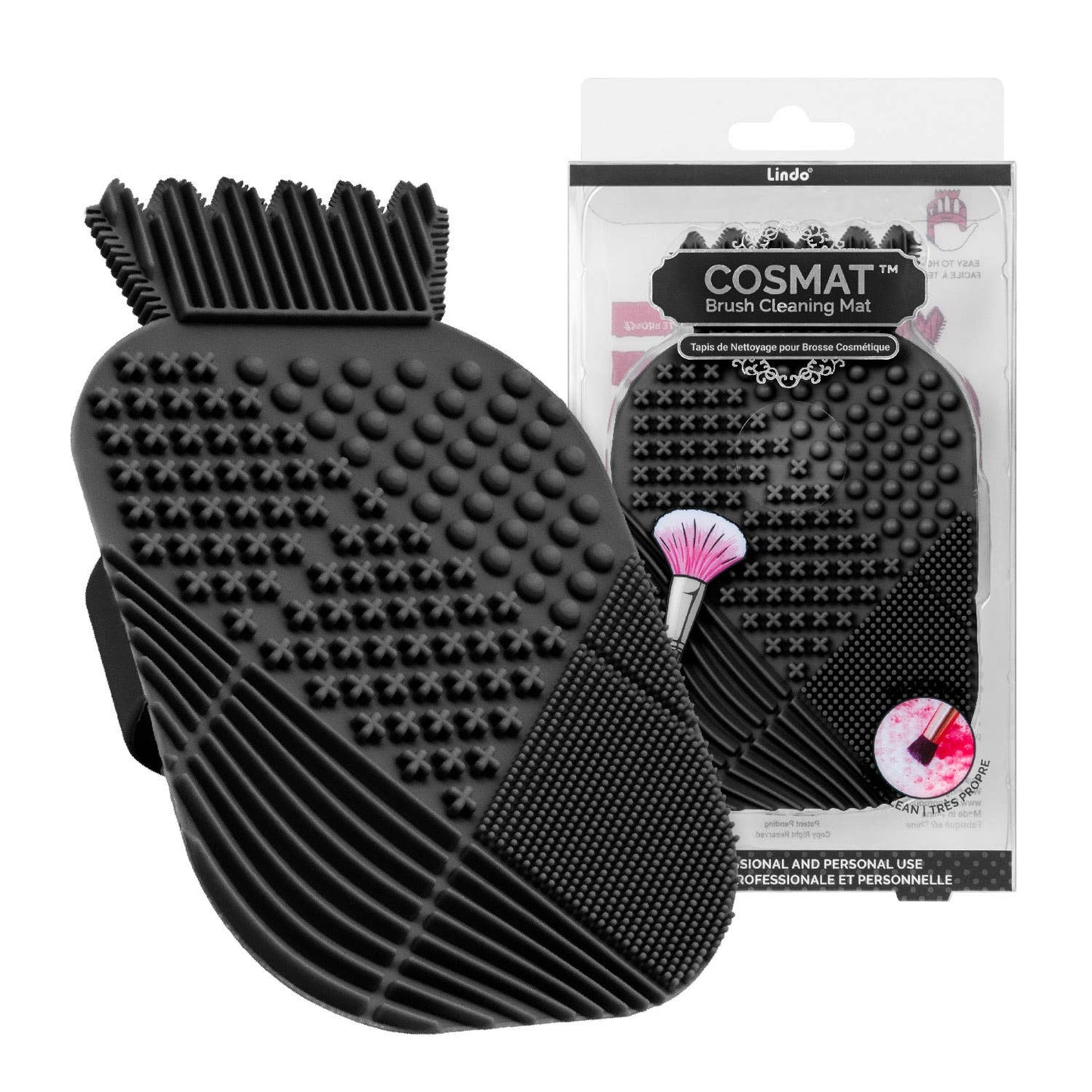 Lindo CosMat Brush Cleaning Pad: Purple