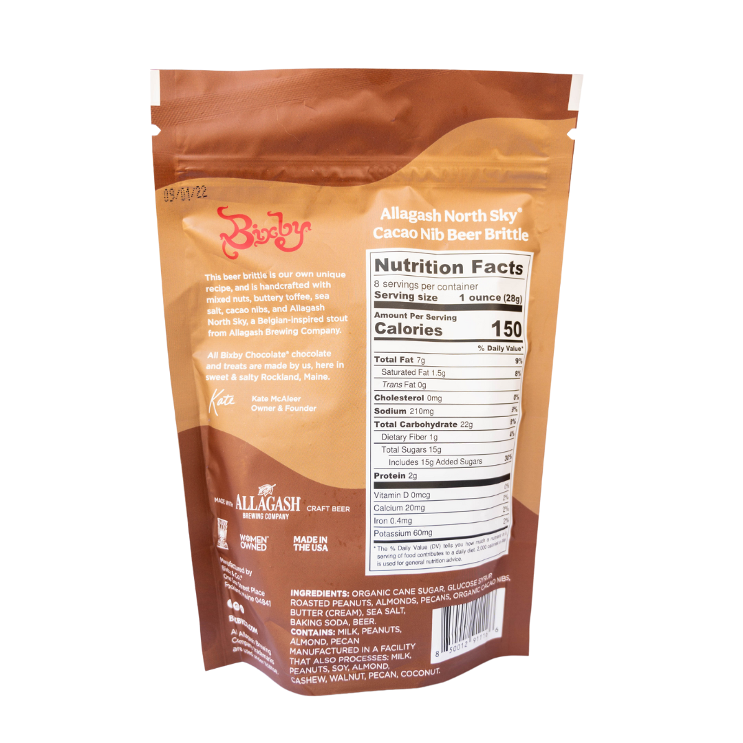 Allagash Beer Brittle: Chili peanut