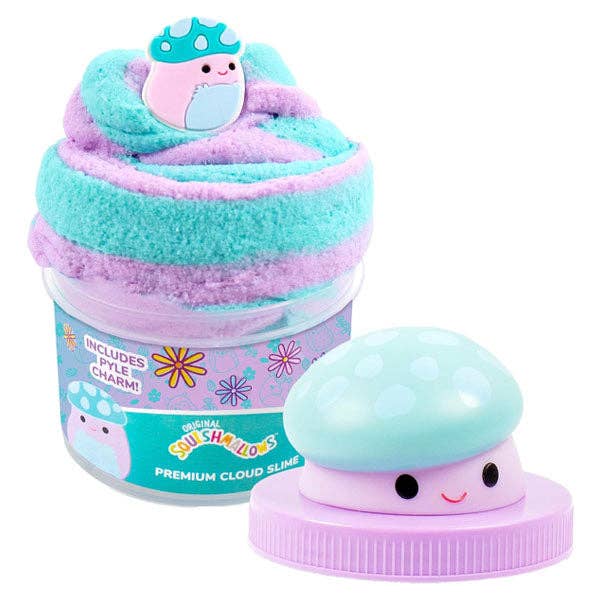 Squishmallows Premium Cloud Slime Fidget Putty Jar Multiple Scents & Styles (Wave 2): Tatiana The Dragon Cloud Slime