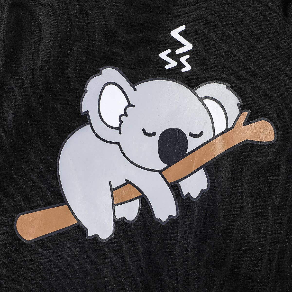 3pcs Baby Boy/Girl 95% Cotton Long-sleeve Koala Print Romper: White / 12-18 Months