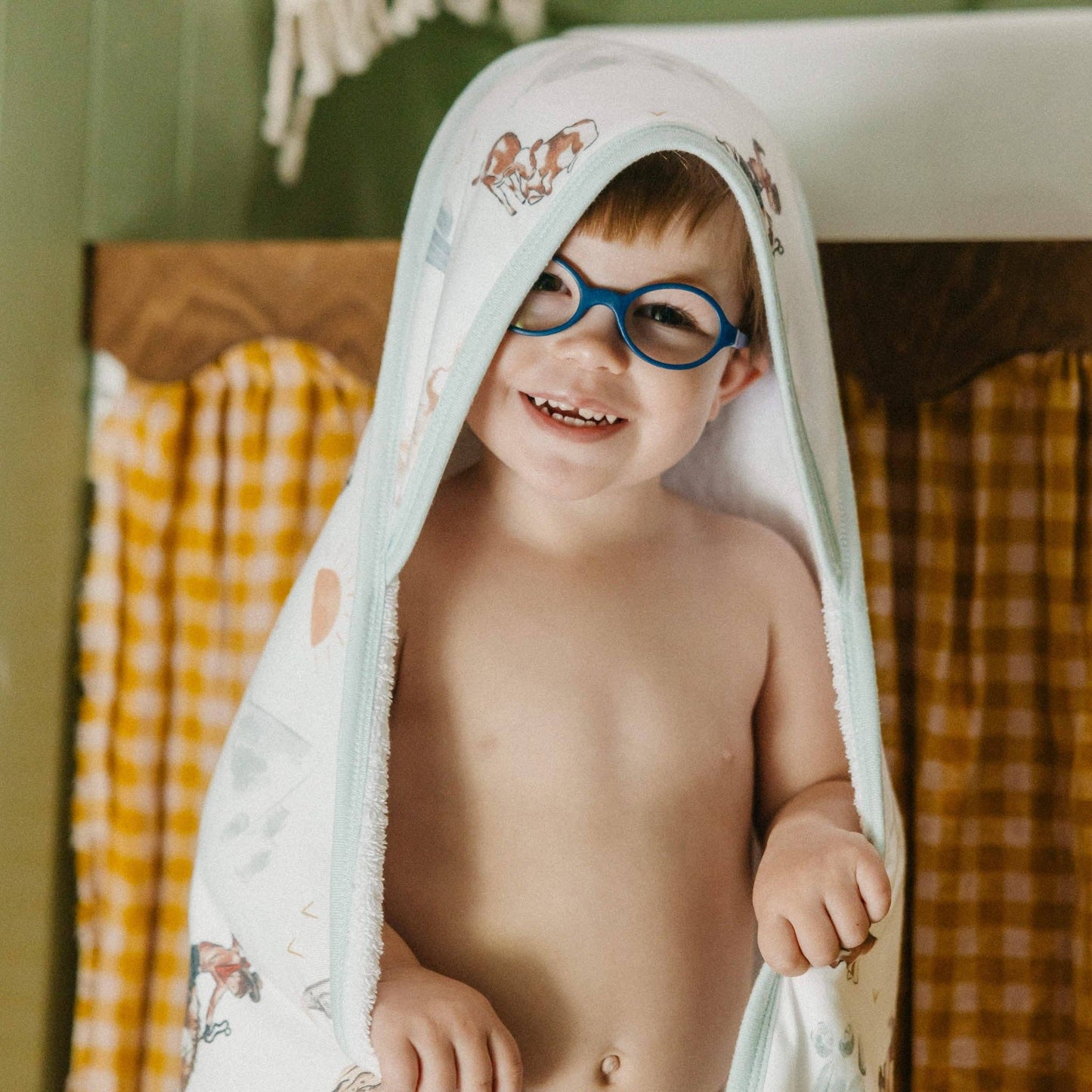 Premium Baby Knit Hooded Towel - Boone