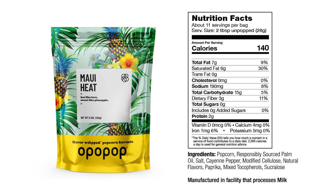 FG - 00151 Maui Heat 320g Big Bags Popcorn Kernels Restock