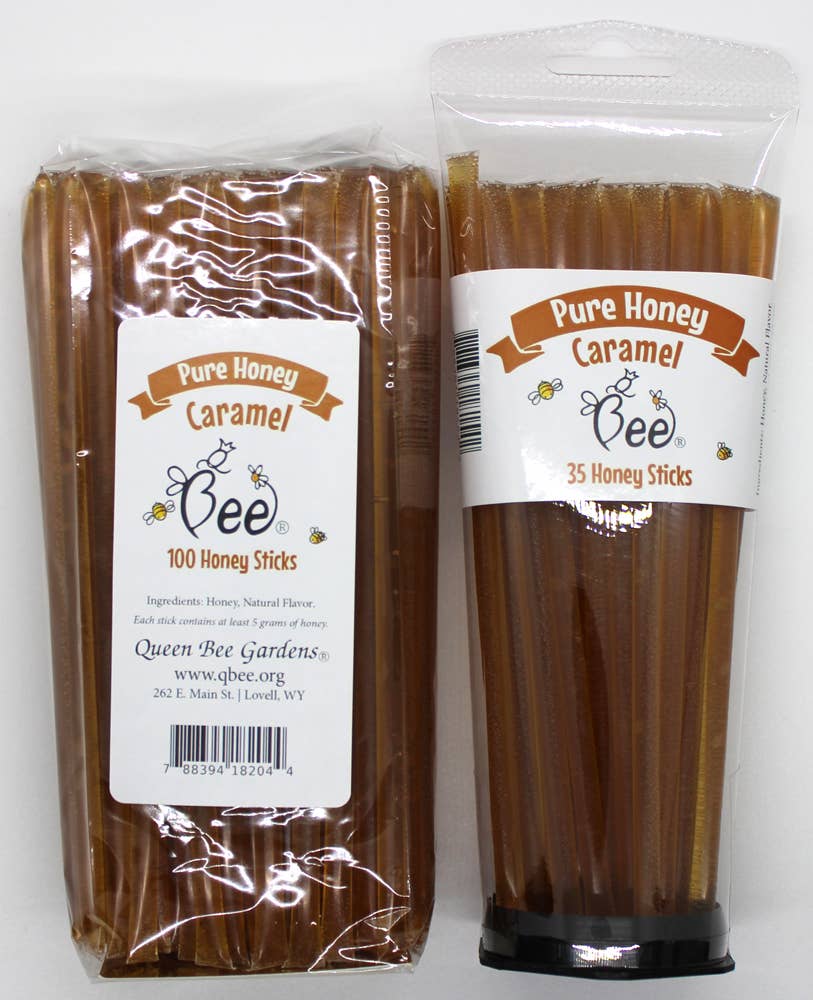 Caramel Honey Sticks - 100 ct