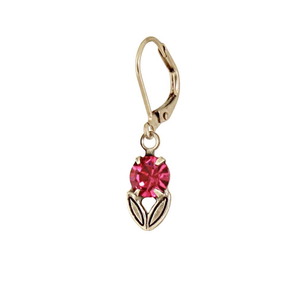 Crystal Flower Earring: C