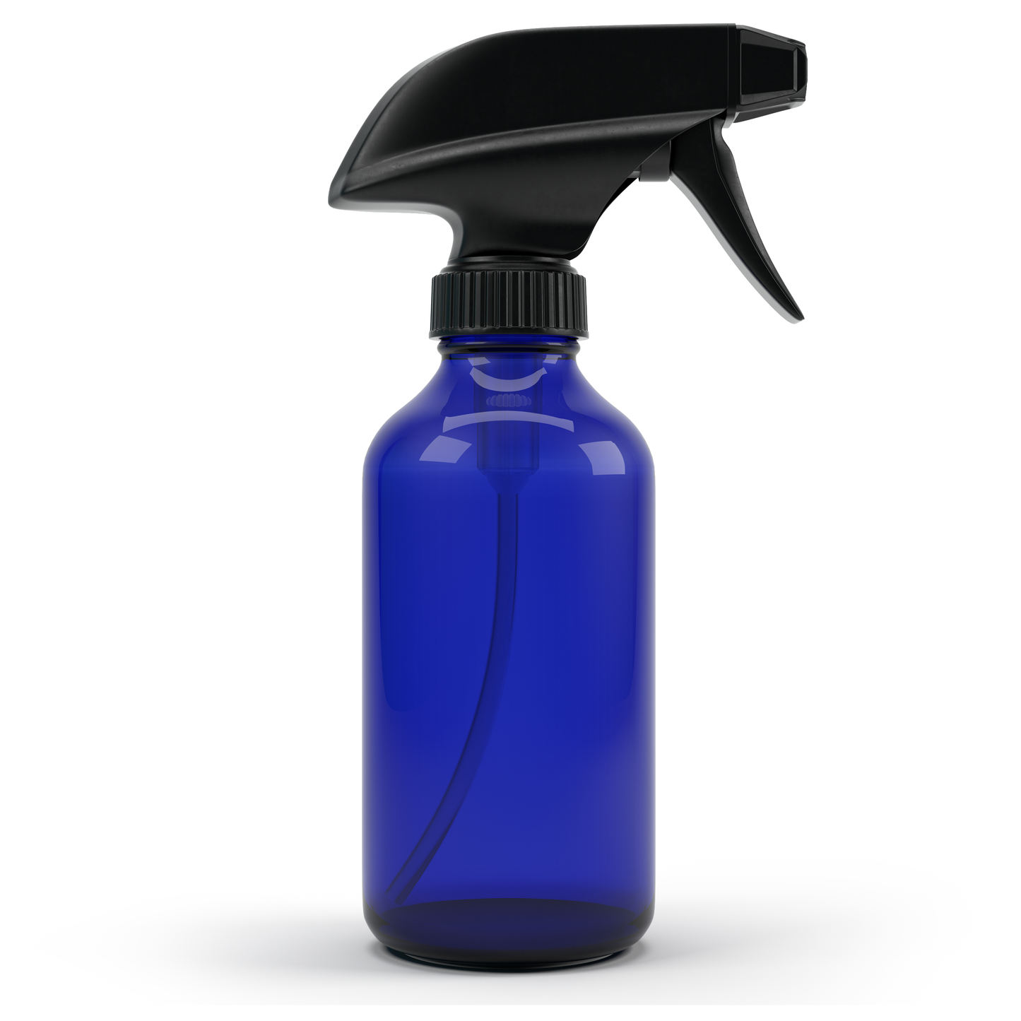 8oz Empty Blue Glass Spray Bottle
