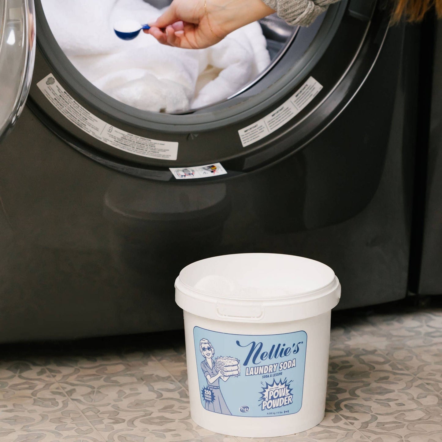 Laundry Soda with POW Powder 250 Load (Added Enzymes)