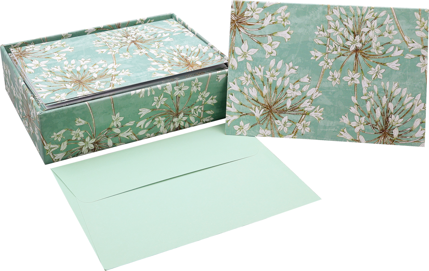 Allium Blossoms Note Cards