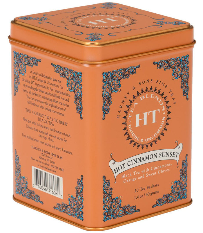 01-0001 Hot Cinnamon Sunset, HT Tin of 20 Sachets