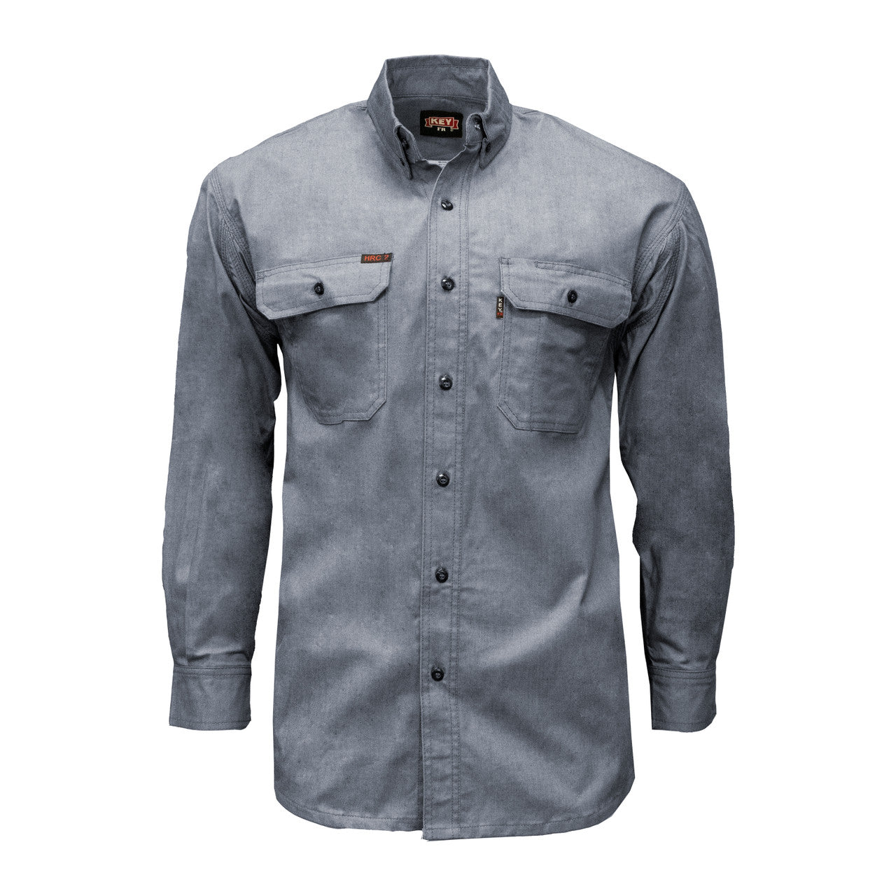 FR Long Sleeve Button Chambray Shirt