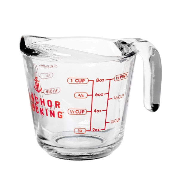 MEASURING CUP GLASS 8OZ