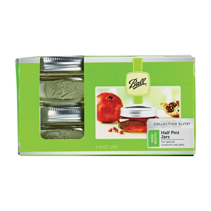 CANNING JAR WM ELITE 8OZ 4PK