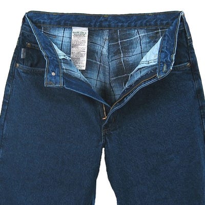 Carhartt Jeans: Men's B172 DST Relaxed Straight Leg Flannel Lined Jeans