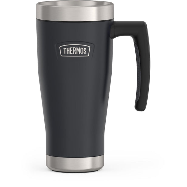 THERMOS TRAVEL MUG SS 16OZ BLACK