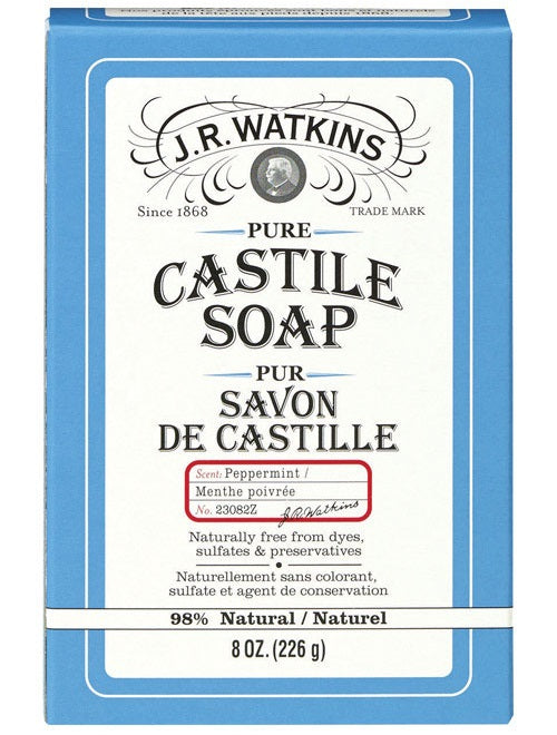SOAP BAR CASTILE PEPPERMINT 8OZ