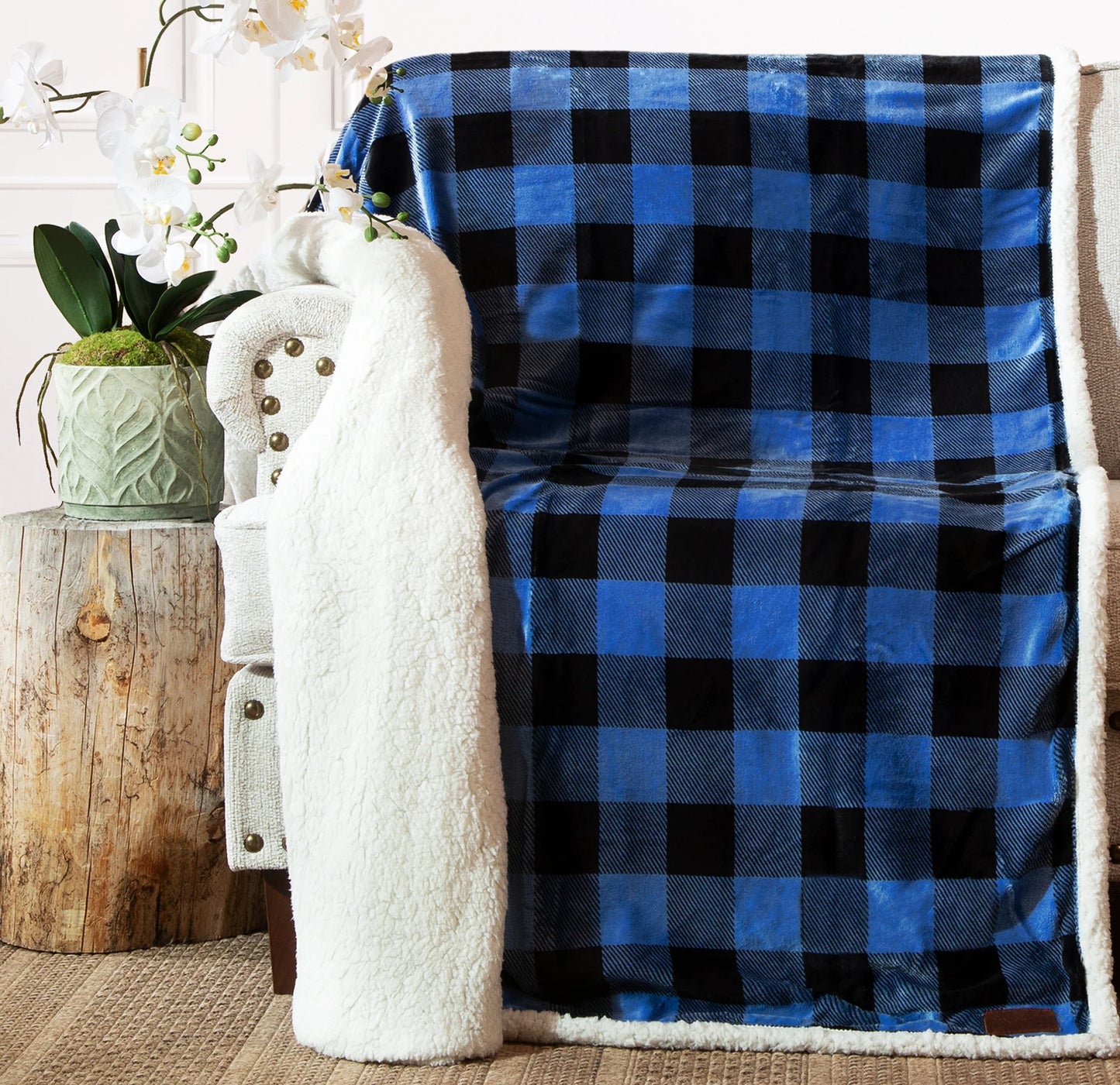 JW197 Carsten's Wrangler LumberJack Blue Throw