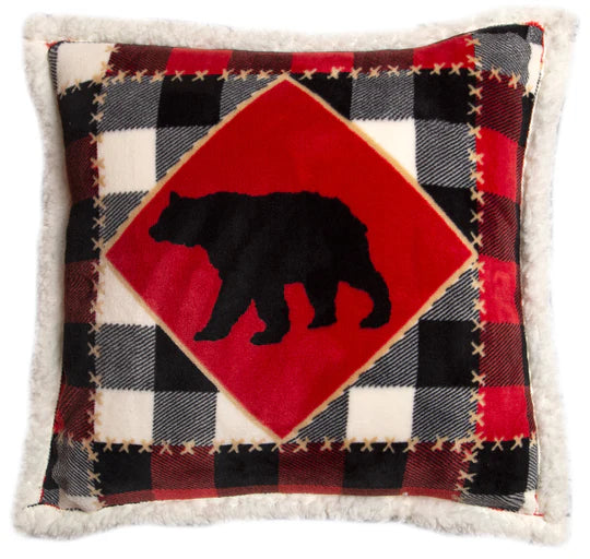 JP818-P Carsten's LumberJack Bear Plush Pillow