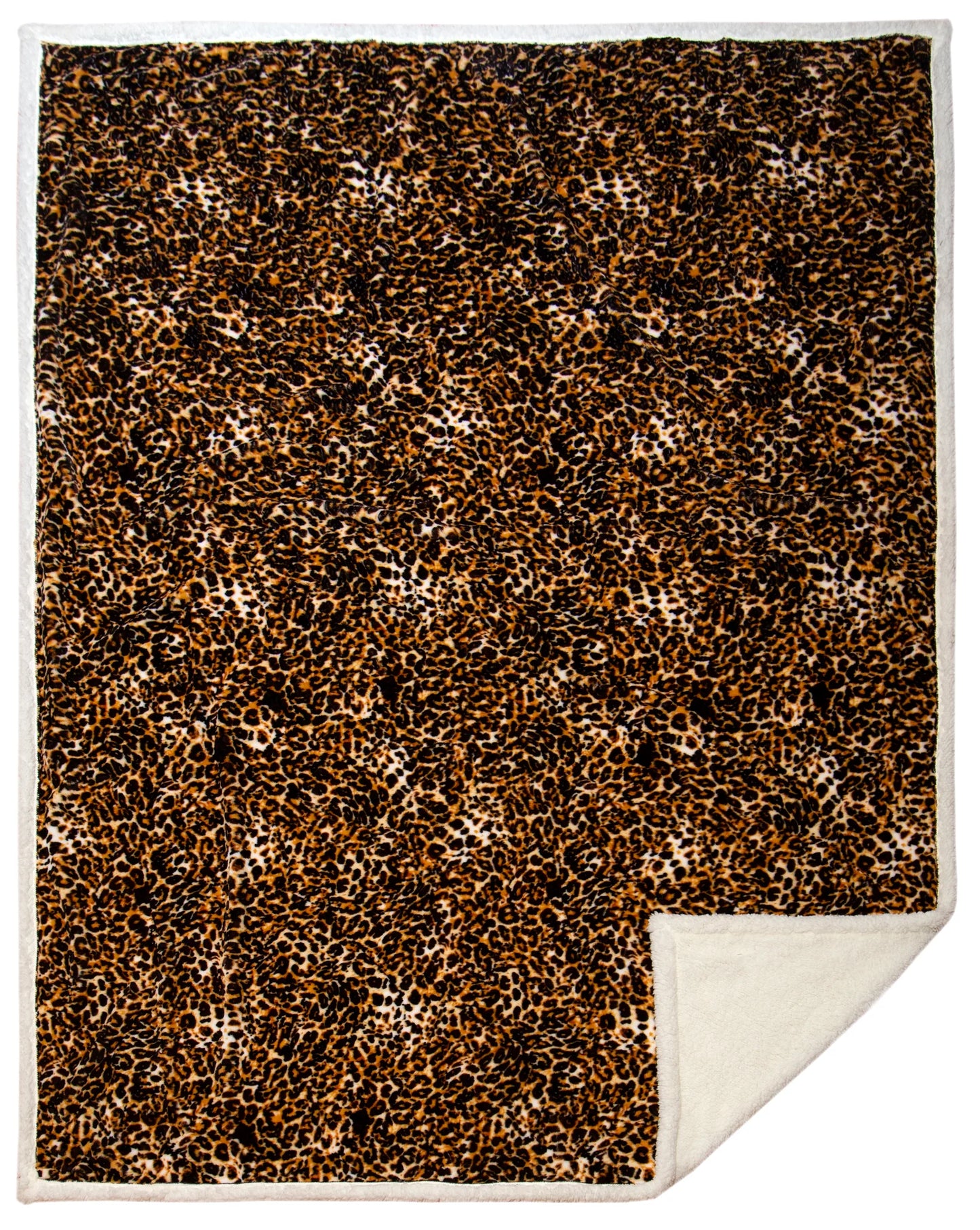 JP827 Carsten's Leopard Plush Throw Blanket