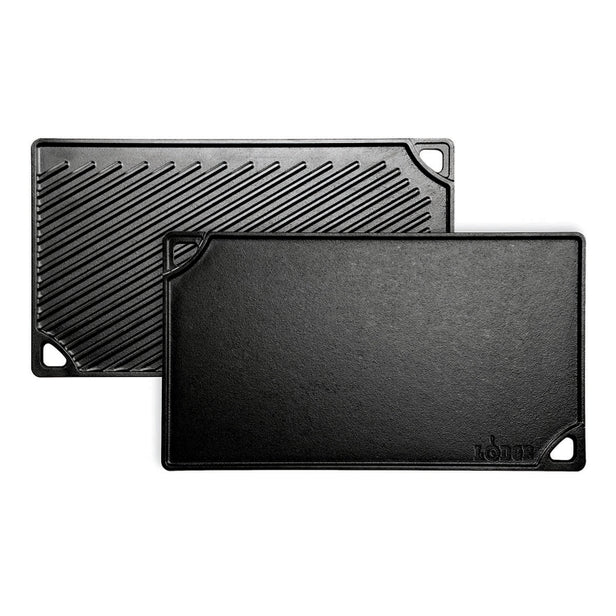 Cast Iron Reversible Griddle Lodge - 16.75x9.5 in