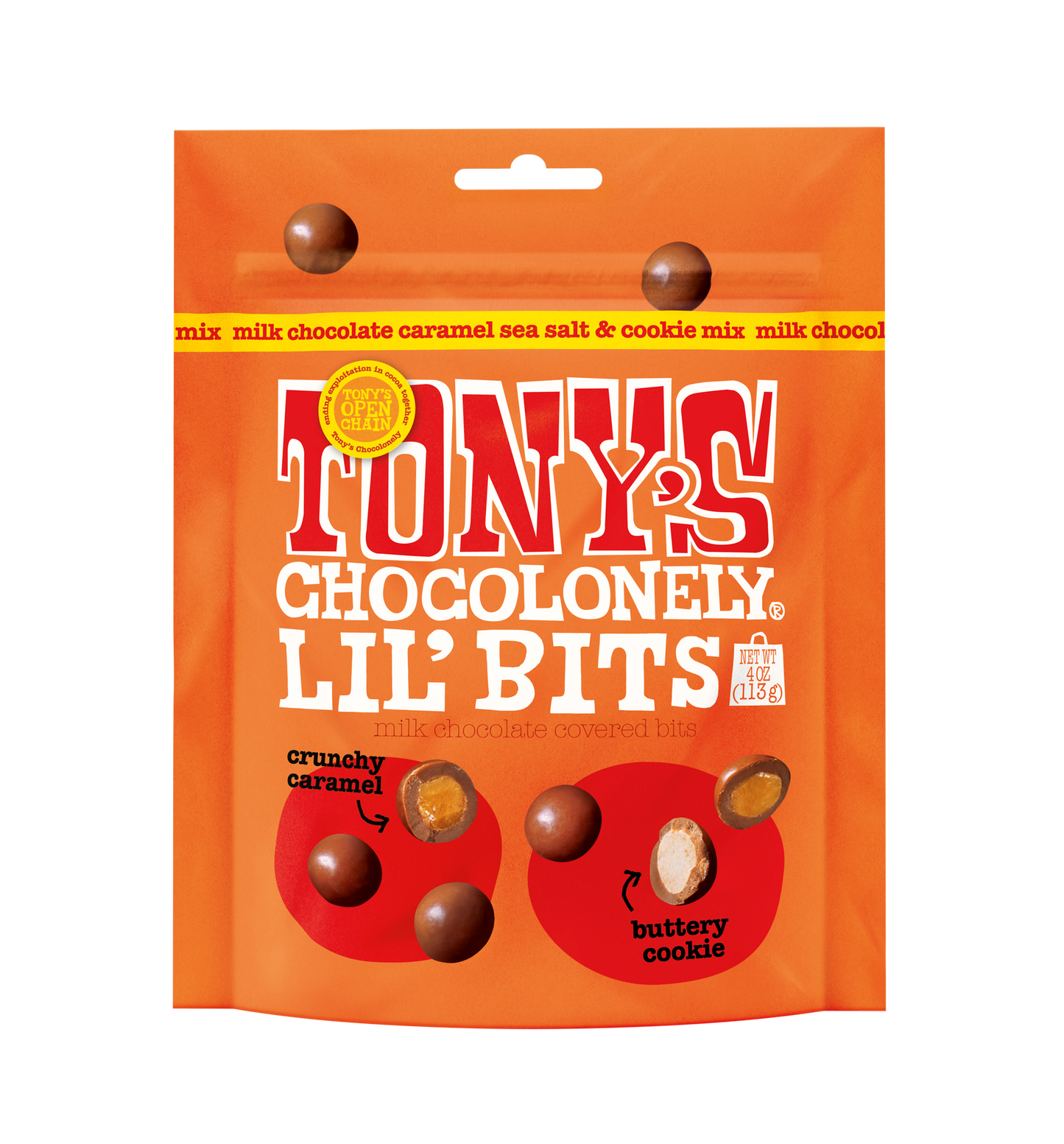 LIL'BITS MILK CHOCOLATE CARAMEL SEA SALT & COOKIE MIX