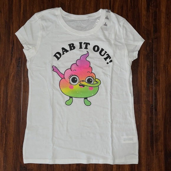 DAB IT OUT GIRLS TEE- SMALL