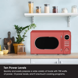 MICROWAVE RETRO RED 0.7CF