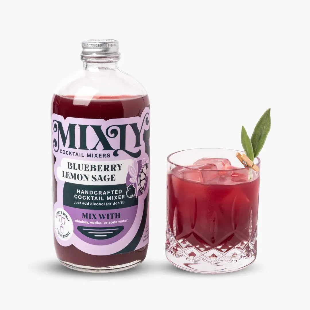 Blueberry Lemon Sage Handcrafted All-Natural Mixer