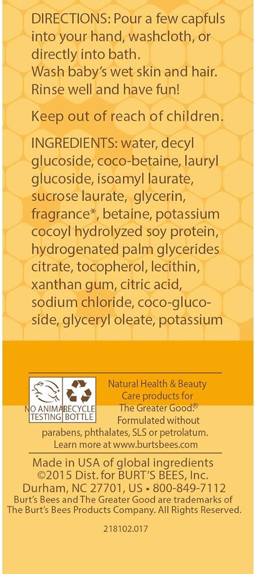 BABY SHAMPOO & WASH Burt's Bees