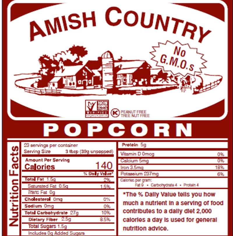 Amish Country Popcorn - 4 oz Variety Pack