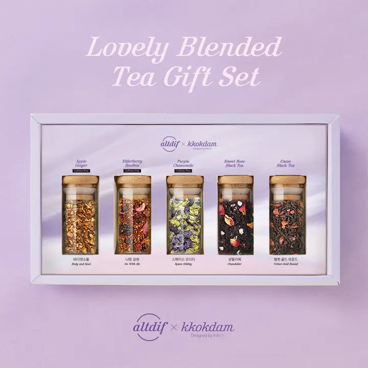 Altdif Lovely Blended Tea Gift Set (1 Set = 5 Jars)