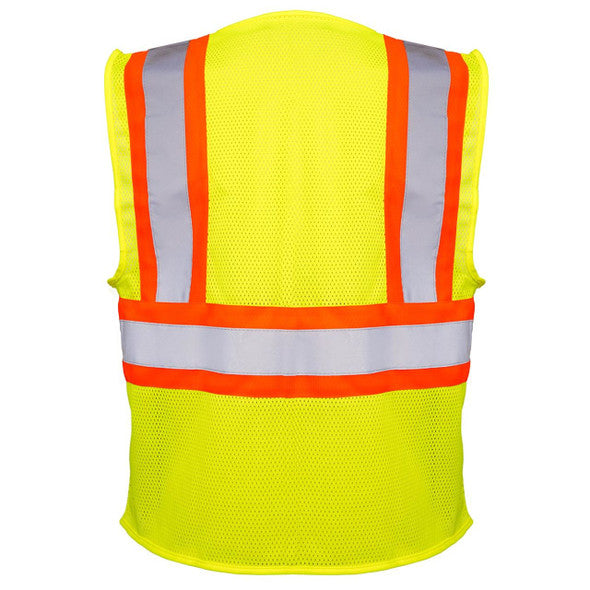 Class 2 Type R DieHard Deluxe High Visibility Safety Vest - Assorted