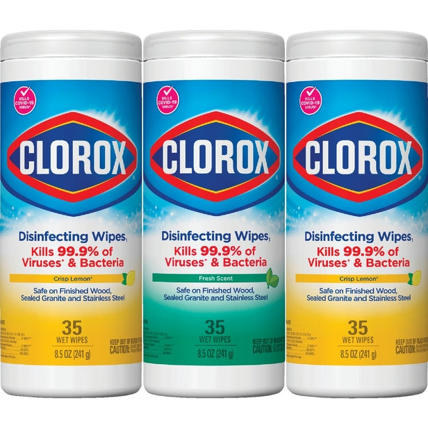 Clorox Disinfect Wipes 3pk 35ct
