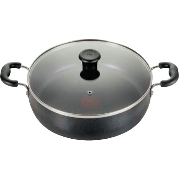 T-FAL 12" Covered Everyday Pan - Black