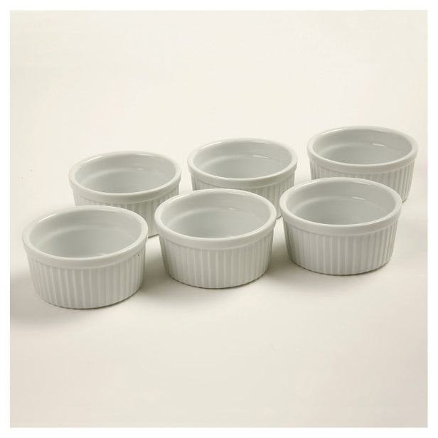 RAMEKINS SET OF 6 PORCELAIN