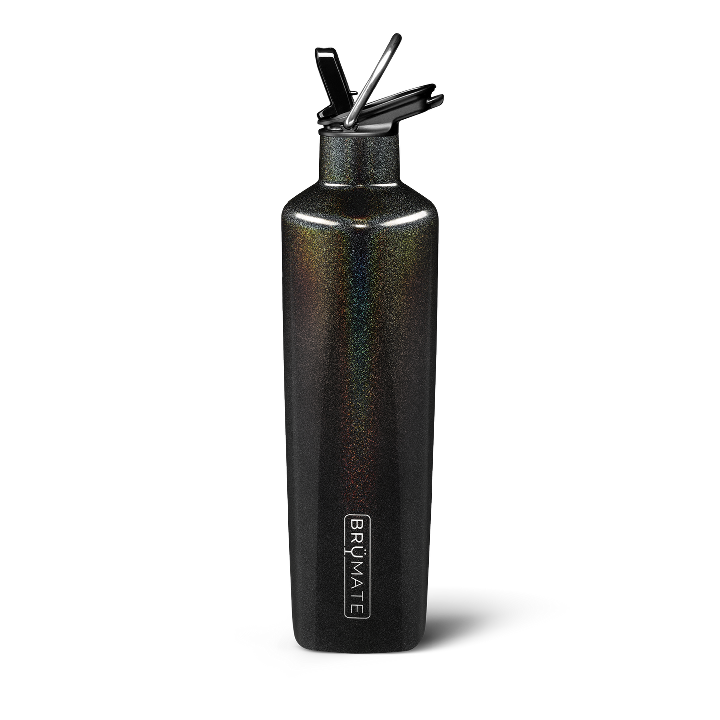 REHYDRATION BOTTLE 25 OZ - GLITTER CHARCOAL