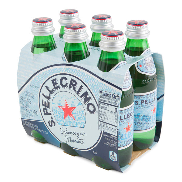 Water Sparkling Imported Mineral Glass Bottle