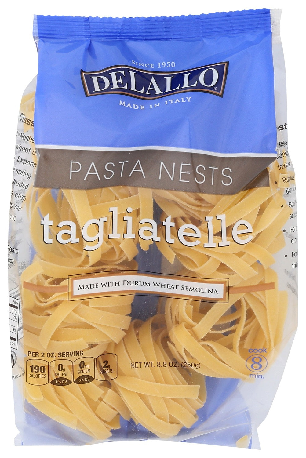 Pasta Tagliatelle Durum Wheat Semolina