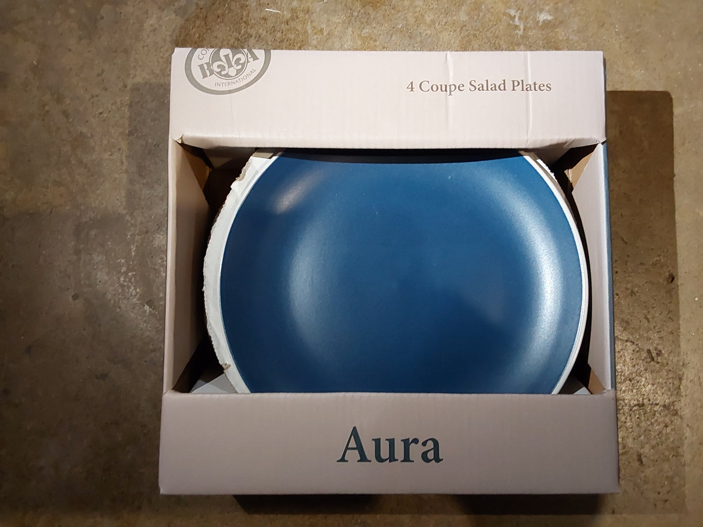Aura Collection Slate Salad Plates - Set of 4