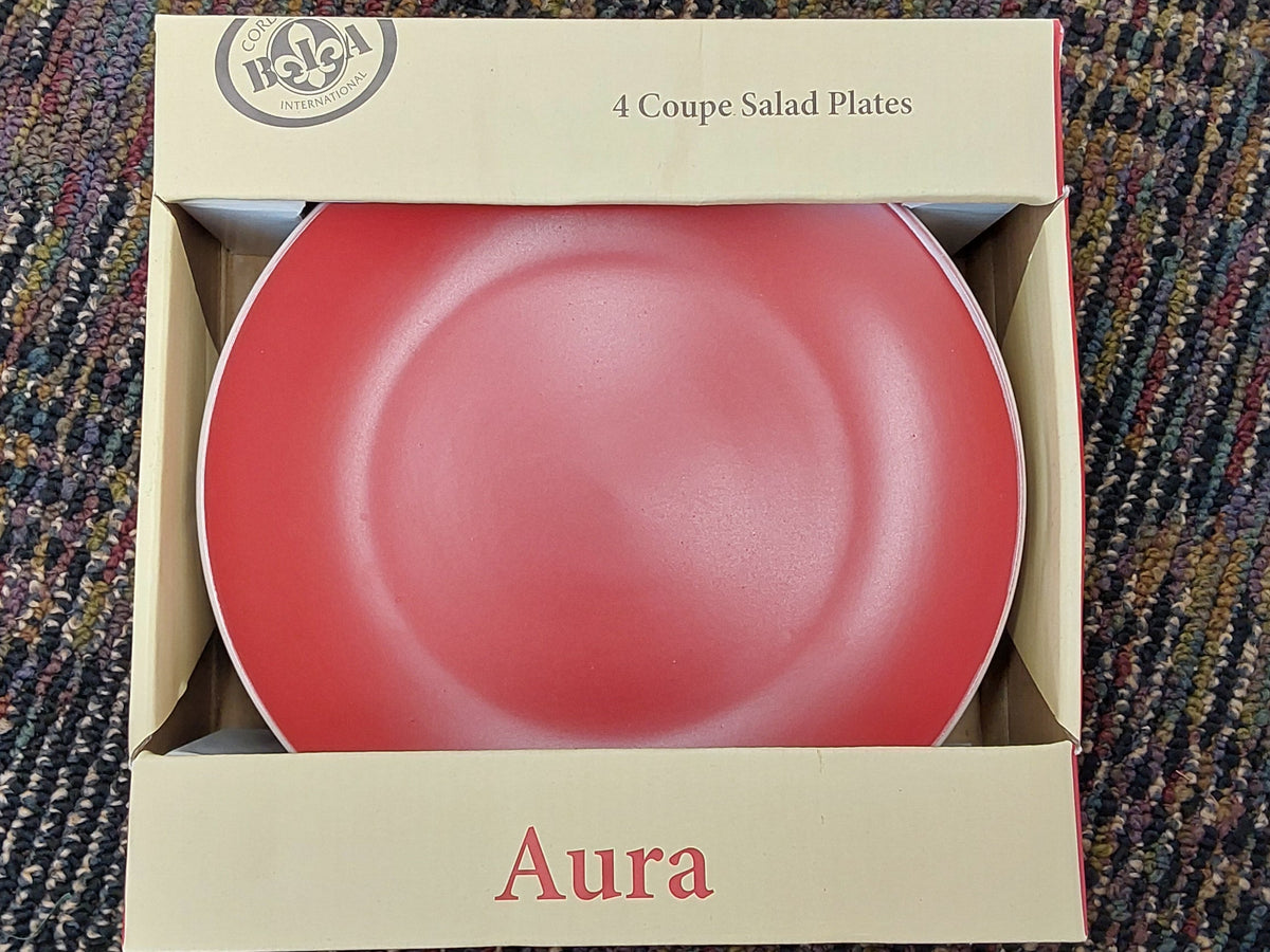 Aura Collection Ruby Salad Plate - Set of 4