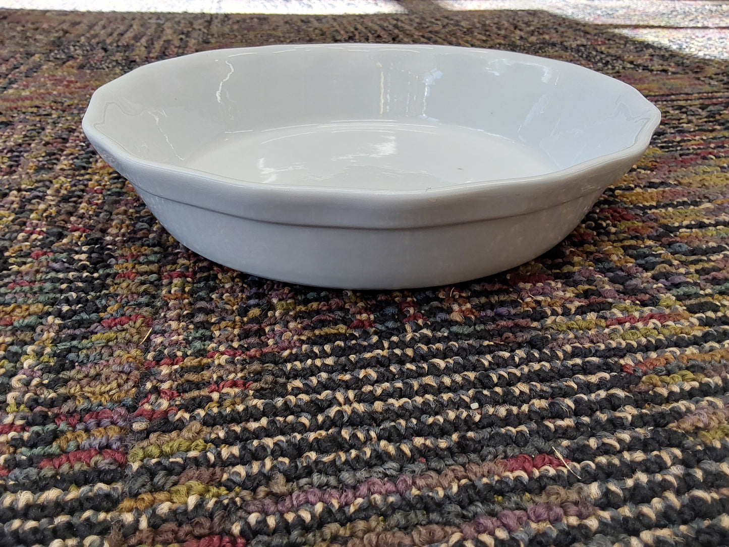 Pie Dish 9l75in - White