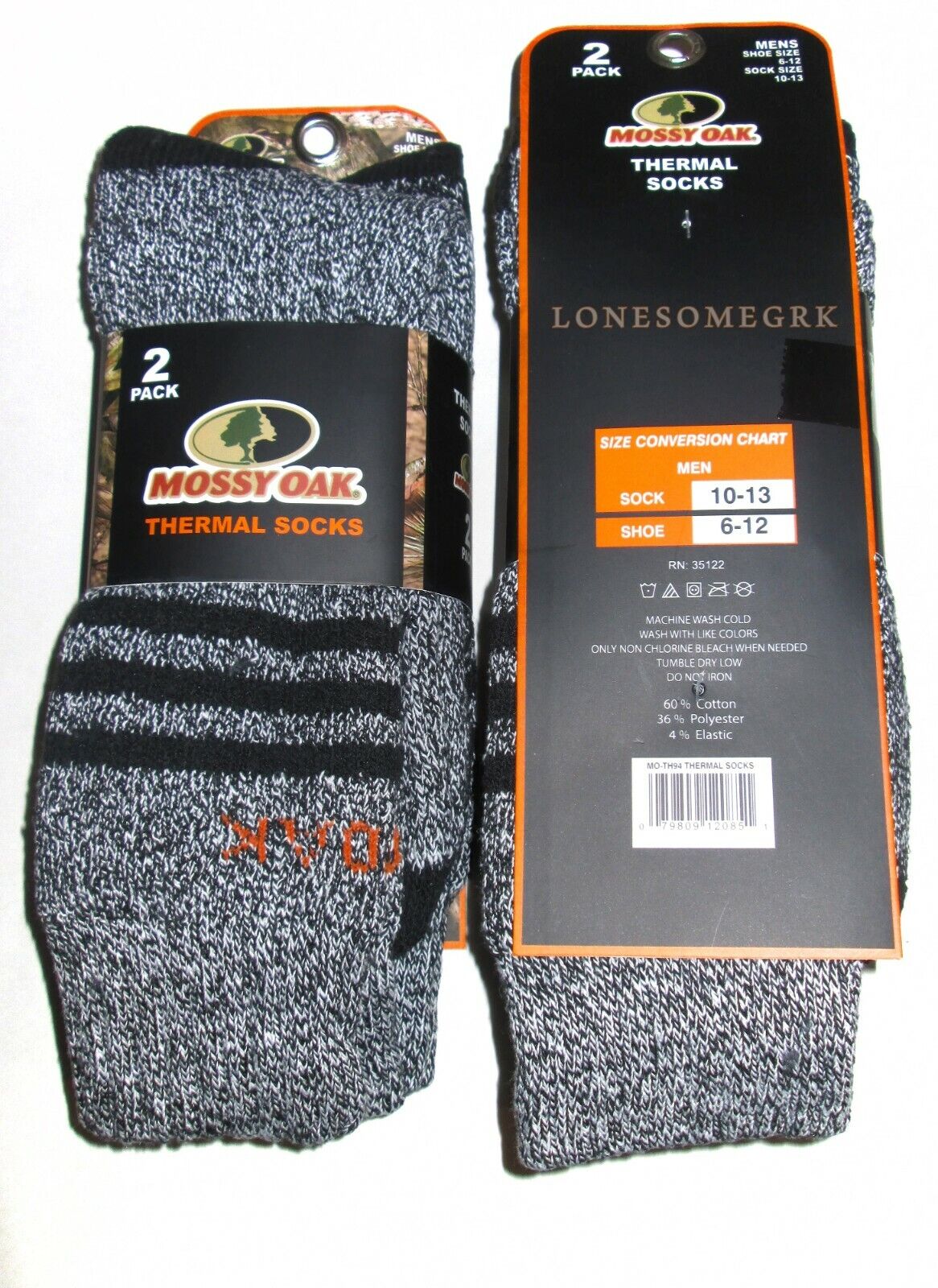 MOTH94 MOSSY OAK MENS SOCKS THERMAL