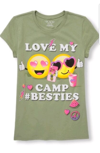 LOVE MY CAMP #BESTIE GIRLS TEE- MEDIUM