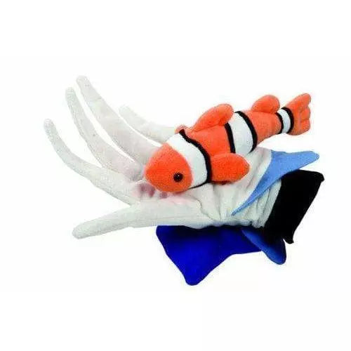 BEL40368 ANEMONE FISH HAND PUPPET