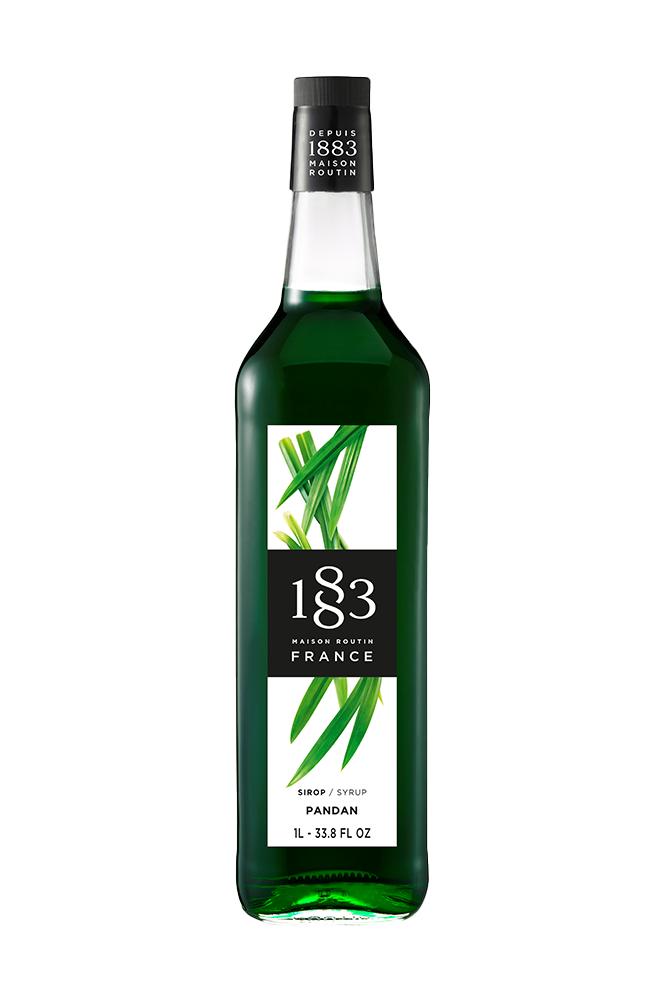 GLASS - 1883 Maison Routin France Syrup 1L - Pandan