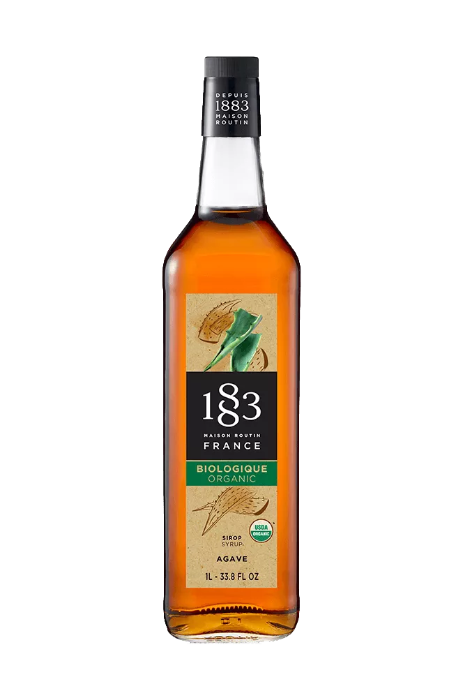 PLASTIC - 1883 Maison Routin France Syrup 1L - Organic Agave